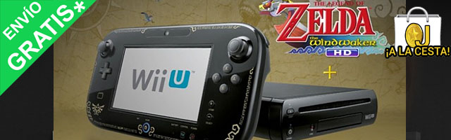 Oferta Wii U Edición especial con Zelda Wind Waker HD por 285,14€