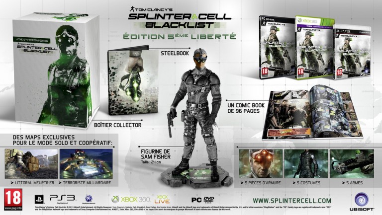 Splinter Cell Blacklist Coleccionista con figura por 12€