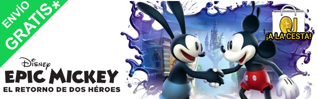 Oferta Epic Mickey 2: El Retorno de dos héroes para Wii U por 9,99€