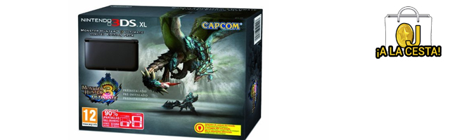 Oferta Nintendo 3DS XL + Monster Hunter 3 Ultimate por 204,88€