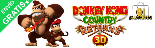 Oferta Donkey Kong Country Returns 3D para Nintendo 3DS por 31,77€