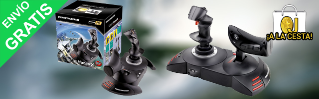 Oferta Joystick Simulador de vuelo T-Flight Hotas por 32,11€