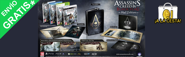Oferta Assassin's Creed 4 Black Flag para WiiU, Xbox 360, PS3 y Xbox One