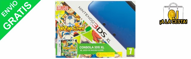 Oferta Nintendo 3DS XL + Inazuma Eleven por 187,10€