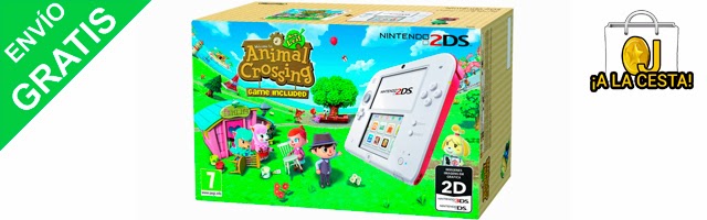 Oferta Nintendo 2DS + Animal Crossing por 143,60€
