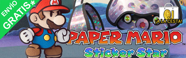 Oferta Paper Mario Sticker Star para Nintendo 3DS a 28,11€