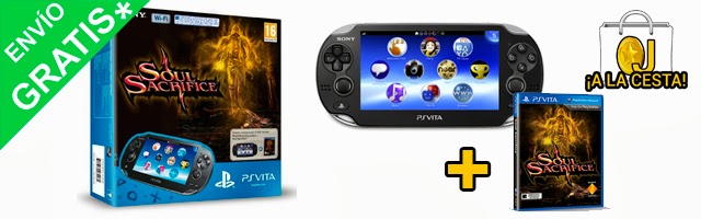 Oferta PS Vita + Soul Sacrifice por 165,28€