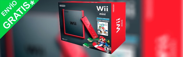 Oferta Wii Mini + Mario Kart Wii por 113€