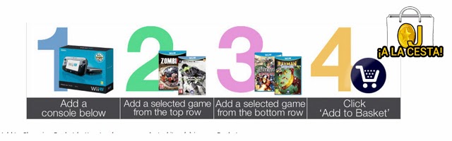 Oferta Wii U Premium + Dos juegos por 292,56€