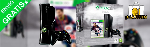 Oferta Xbox 360 + FIFA 14 por 159,99€