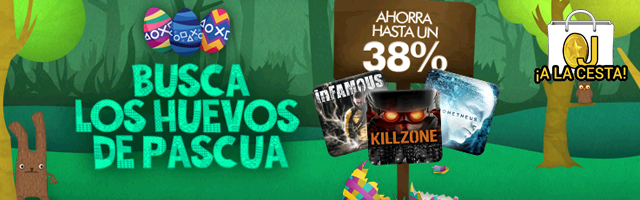 Rebajas huevos de pascua en PSN para PS3