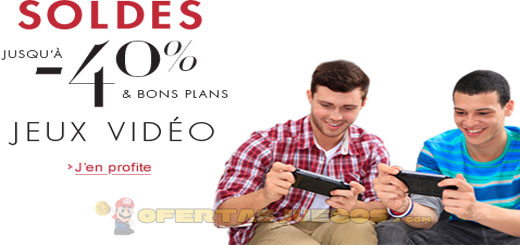 Hasta un 40% de descuento en videojuegos