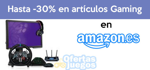 Hasta 30% de descuento en Gaming