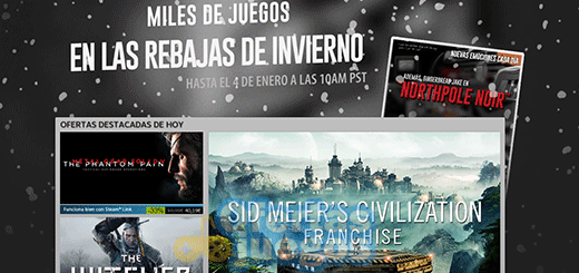 Rebajas de invierno de Steam ¡Terminan hoy!