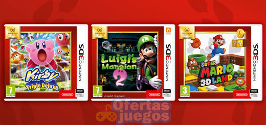 Nintendo Selects para N3DS ¡Llegan Luigi's Mansion 2, Mario 3D Land y Kirby Triple Deluxe!