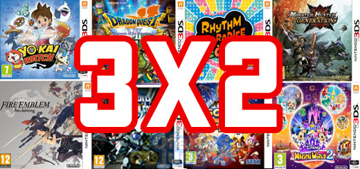 Promoción 3x2 en juegos para 3DS ¡Solo del 13 al 26 de marzo!