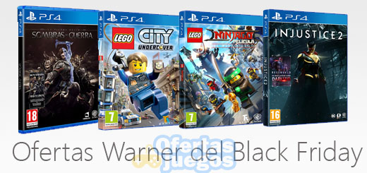Ofertas Warner Bros por el Black Friday ¡Sombras de Guerra, LEGOs y más!