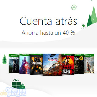 Ofertas "Cuenta atrás a 2019" en Xbox Live ¡Hasta un 40% de descuento!