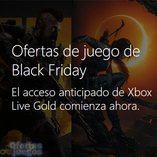 Black Friday 2018 en Xbox Store ¡4 días antes para miembros Gold!